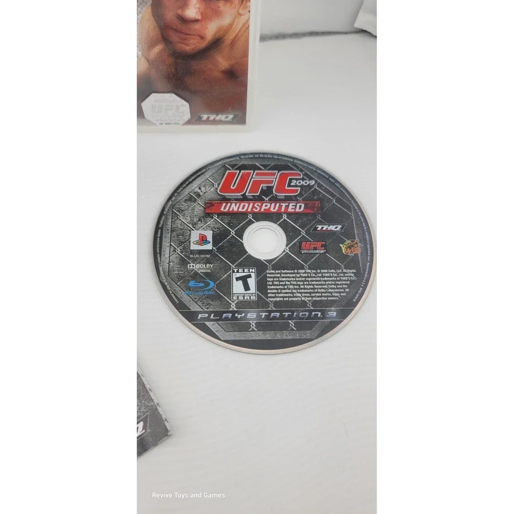 UFC Undisputed 2009 (Sony PlayStation 3, PS3, 2009)‎ CIB Complete Tested Working